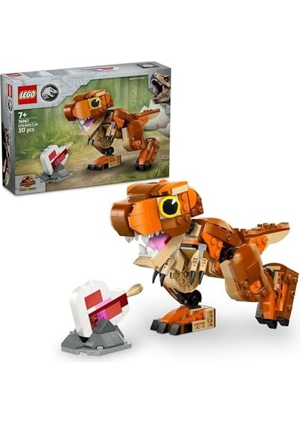 Jurassic World Küçük Eatie: T.rex Figürü 76967 - 7 Yaş ve Üstü Erkek ve Kız Çocukları Için Hareket Ettirilebilir Parçalar Içeren Dinozor Oyuncağı, Çocuklar Için Hediye Fikri (313 Parça) fiyatları