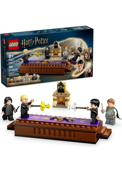 Harry Potter Hogwarts Şatosu: Düello Kulübü 76441-8 Yaş ve Üzeri Çocuklar ve Yetişkinler Için Koleksiyonluk Oyuncak Yapım Seti, Doğum Günü Hediyesi (158 Parça)