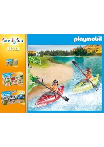 Family Fun 71425 Çadır, Kamp, Kano ve Kamp Ateşi ile Çadır Alanında Heyecan Verici Doğa Macerası, Açık Havada Ortak Tatil, 4 Yaşından Büyük Çocuklar Için Oyuncak fiyatları