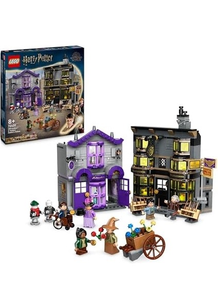Harry Potter Ollivanders ve Madam Malkin'in Cübbe Dükkanı 76439-8 Yaş ve Üzeri Çocuklar Için Diagon Yolu Oyuncak Mağazası Modeli Yapım Seti (744 Parça) modelleri