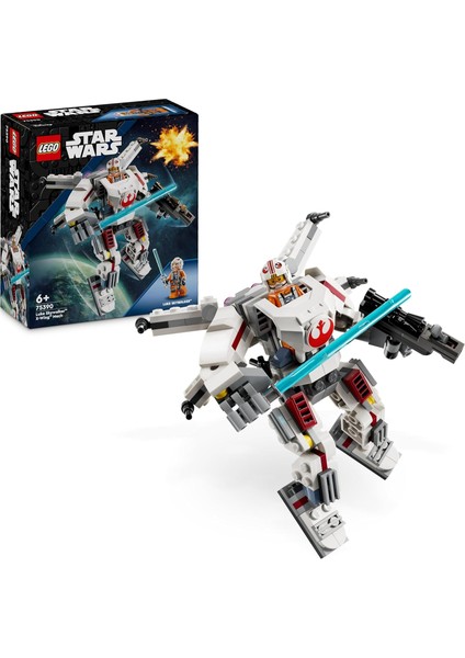 Luke Skywalker X-Wing Robotu 75390, 6 Yaş ve Üzeri Çocuklar Için Inşa Edilebilen Koleksiyonluk Yaratıcı Oyuncak Yapım Seti (195 Parça)