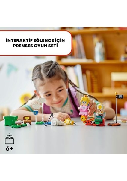 Super Mario Interaktif Peach ile Maceralar 71441 - - 6 Yaş ve Üzeri Çocuklar Için Koleksiyonluk Yaratıcı Oyuncak Yapım Seti (208 Parça) modelleri