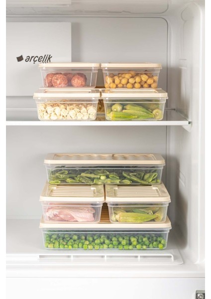 18'li Set Freshbox Mikrodalga ve Difrize Uygun Saklama Kabı modelleri