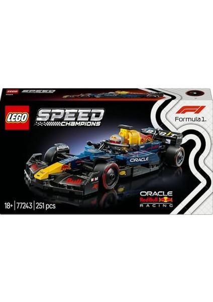Speed Champions Oracle Red Bull Racing RB20 F1 Yarış Arabası 77243 - 10 Yaş ve Üzeri Kız ve Erkek Çocukları Için Koleksiyonluk Sürücü Minifigürü Içeren Yapım Seti ve Sergileme Seti (251 Parça) fiyatları