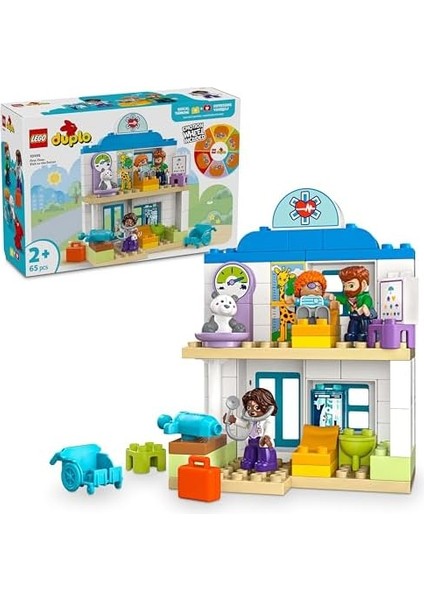 Town Ilk Doktor Ziyareti 10449 - 2 Yaş ve Üzeri Küçük Çocuklar Için Eğitici ve Yaratıcı Oyuncak Yapım Seti (65 Parça) modelleri
