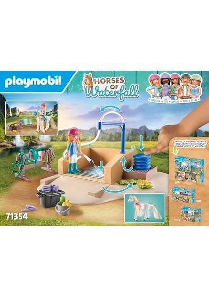 Horses Of Waterfall 71354 Isabella & Lioness Yıkama Alanlı, Kapsamlı At Bakımı, Geniş Binicilik ve Birlikte Selfieler, 5 Yaşından Büyük Çocuklar Için Sürdürülebilir Oyuncak fiyatları