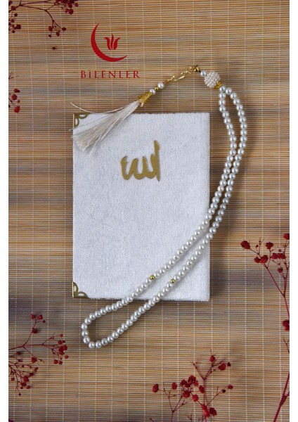 Kutulu Kadife Yasin ve Tesbih Seti Açık Mavi 20 Adet fırsatları