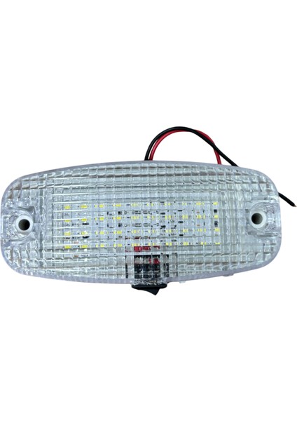 18 LED Tavan Lambası Beyaz, Düğmeli 12V 1 Adet Fiyatı TASC42