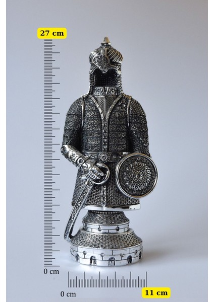 Fetih Zırh Ayetel Kürsi Biblo 11X27 cm (Orta Boy) – Gümüş Renk Metal Dekoratif Aksesuar fiyatları