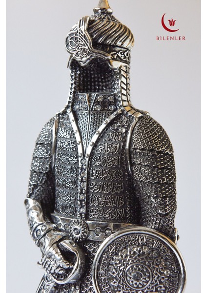 Fetih Zırh Ayetel Kürsi Biblo 11X27 cm (Orta Boy) – Gümüş Renk Metal Dekoratif Aksesuar fırsatları