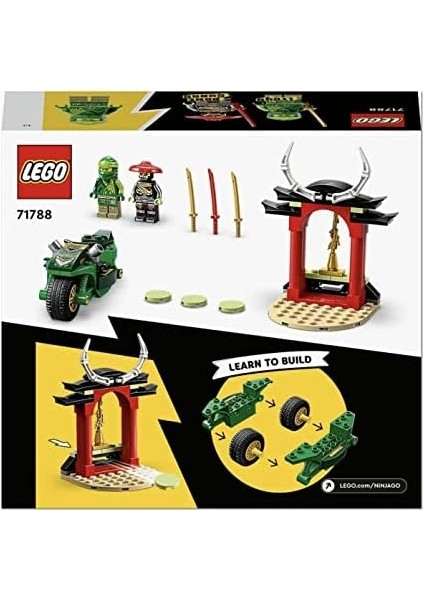 Lloyd Un Ninja Sokak Motosikleti 71788-4 Yaş ve Üzeri Çocuklar Için Motosiklet Içeren Başlangıç Düzeyinde Yaratıcı Oyuncak Yapım Seti (64 Parça) modelleri