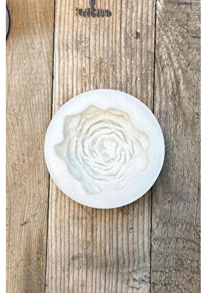 Şakayık Küçük Mum Kalıbı 100 gr Esnek Dayanıklı Beyaz Silikon Hediye Hazırlığı için