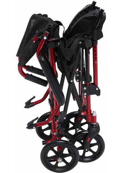 Alüminyum Tekerlekli Sandalye | Katlanabilir Yapı ve Refakatçi Fren Sistemi G505 modelleri