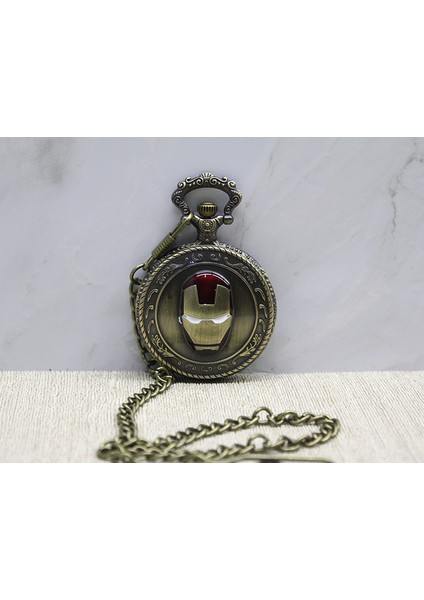 Iron Man Tasarımlı Köstekli Saat fiyatları