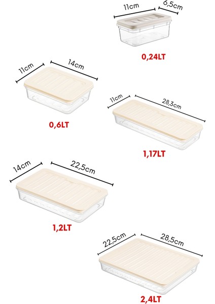 36 Parçalı Set Freshbox Mikrodalga ve Difrize Uygun Saklama Kabı Seti