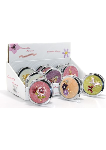 Kabartmalı Desenli El Aynası Model 2 fiyatları