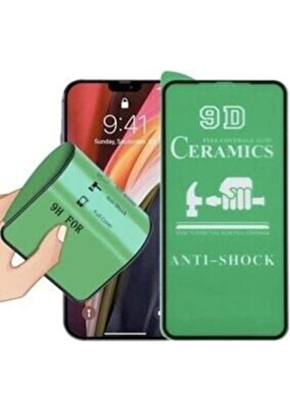 TECHGROSS 5D Nano Ekran Koruyucu iPhone 12 Mini Uyumlu Renkli Kenar ile Darbelere Karşı Koruma