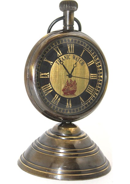 Masa Üstü Pirinç Saat Model 5 fiyatları