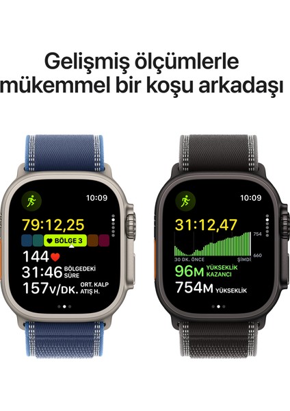 Watch Ultra 3 Gps + Cellular, 49 mm Siyah Titanyum Kasa ve Siyah alpine loop - Büyük Boy fırsatları