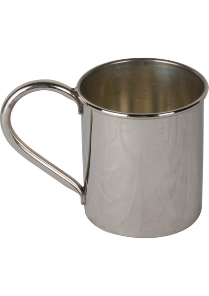 Bakır Kupa Bardak Düz Model Gümüş Renk 500 ml indirimleri