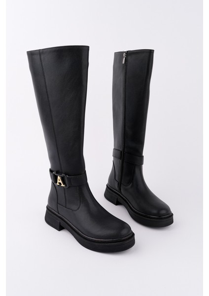 Aventra Kemer ve Toka Detaylı Fermuarlı Kadın Çizme fiyatları