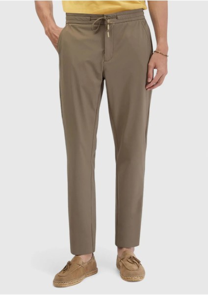 Vizon Düz Dokuma Jogging Fit Casual Pantolon fiyatları