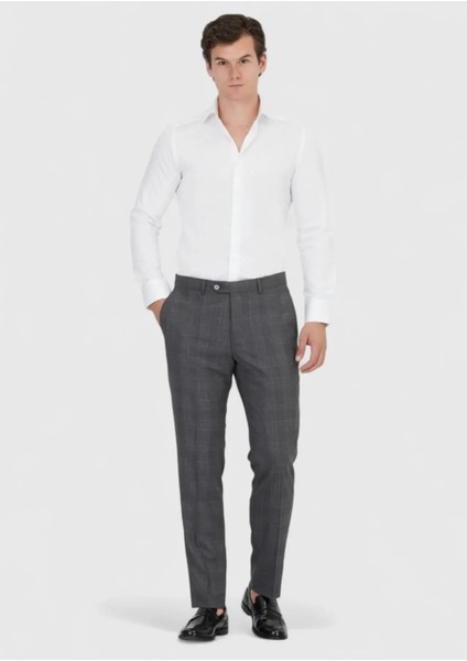 Beyaz Düz Slim Fit Dokuma Klasik %100 Pamuk Gömlek fiyatları