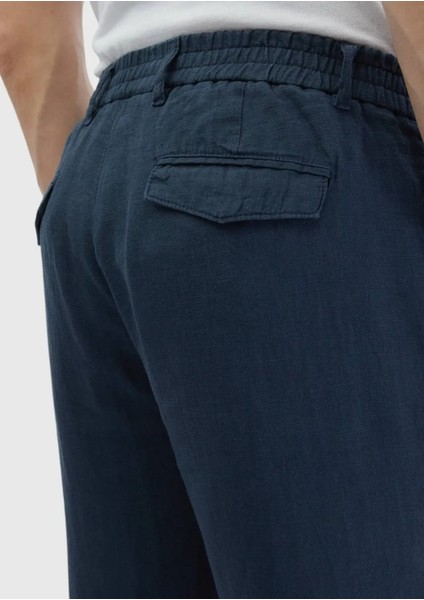 Antrasit Düz Dokuma Jogging Fit Casual %100 Keten Pantolon fırsatları