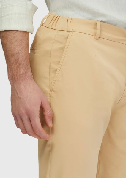 Safran Düz Dokuma Jogging Fit Casual Pamuk Karışımlı Pantolon fırsatları