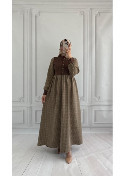 Star Süet Elbise 8035