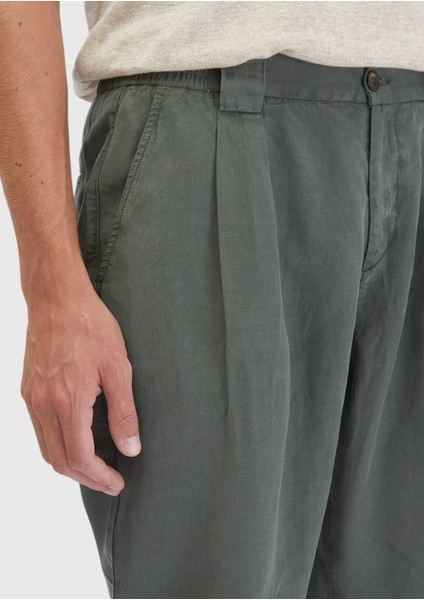 Haki Düz Dokuma Jogging Fit Casual Pamuk Karışımlı Pantolon modelleri