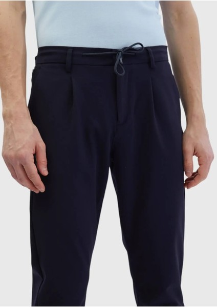 Lacivert Düz Dokuma Jogging Fit Casual Pantolon modelleri