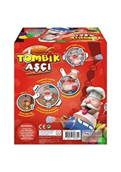 Adore Tombik Aşçı Kutu Oyunu 930 Parça Eğlenceli ve Dinamik 2-4 Yaş Arası Çocuklar için