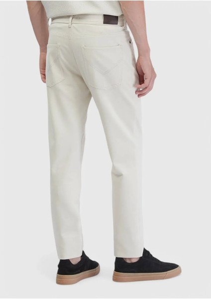 Kum Düz Örme Slim Fit Casual Pantolon fırsatları