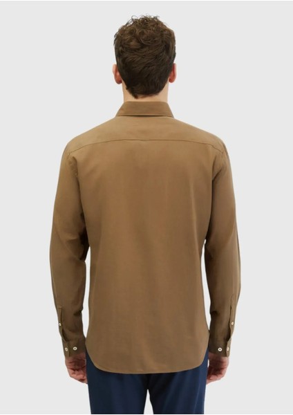 Vizon Düz Casual Fit Dokuma Casual %100 Pamuk Gömlek fiyatları