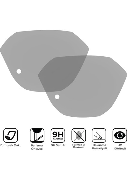 Honda Activa 2023-2024 Uyumlu Motosiklet Ekran Koruyucu Şeffaf