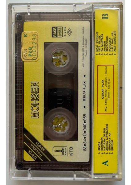 Mohsen Türkçe Fransızca Arapça Kaset (Orijnal Dönem Baskı Kaset) fiyatları