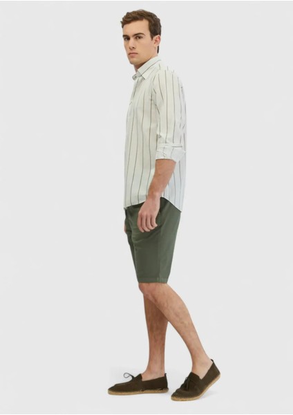 Açık Gri Baskılı Casual Fit Dokuma Casual %100 Pamuk Gömlek fırsatları