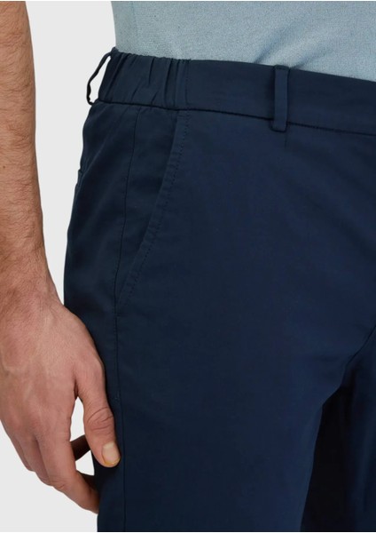 Lacivert Düz Dokuma Jogging Fit Casual Pamuk Karışımlı Pantolon fırsatları