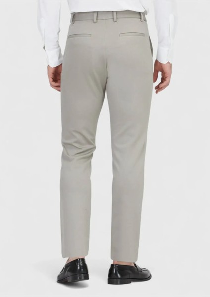 Gri Düz Örme Jogging Fit Casual Pantolon fırsatları