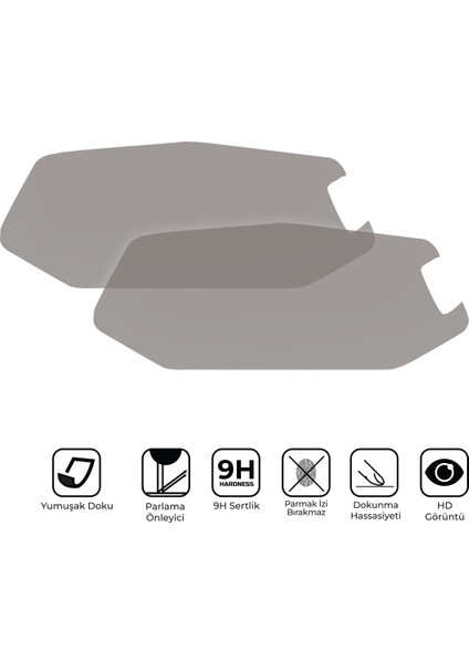 Hero X-Pulse 200 2023 Uyumlu Motosiklet Ekran Koruyucu Şeffaf