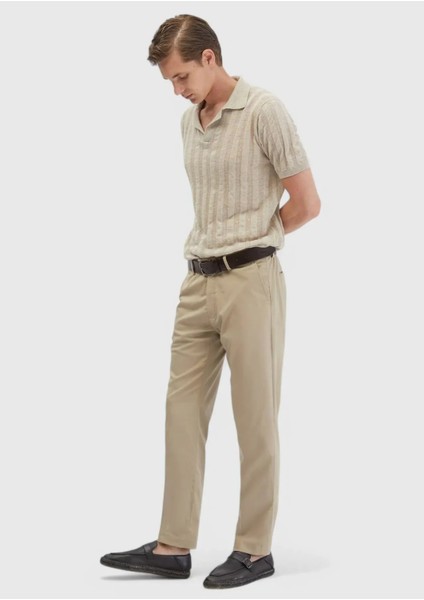 Vizon Düz Dokuma Regular Fit Casual Pantolon modelleri