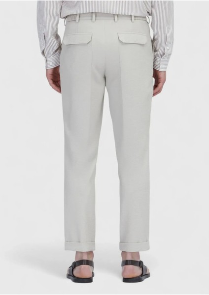 Bej Düz Dokuma Jogging Fit Casual Pantolon indirimleri
