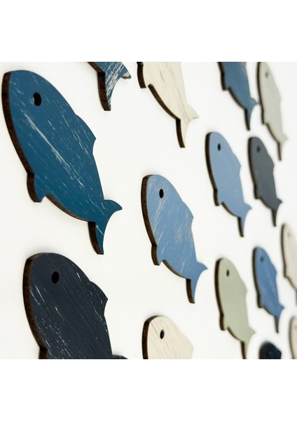 20 Parça Ahşap Balık Duvar Süsü Seti – Renkli Modern Deniz Temalı Dekoratif Aksesuar fırsatları