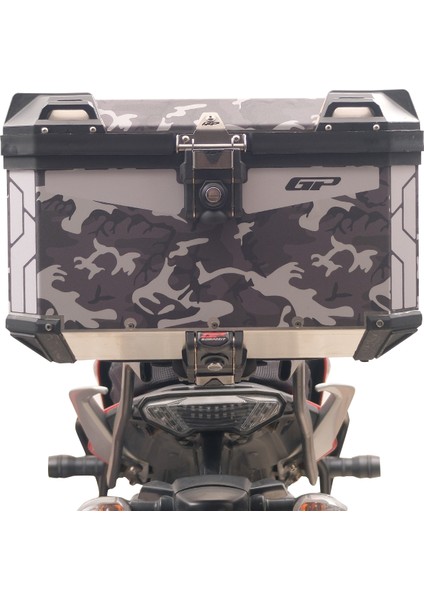 DSN01 Universal 45 Lt Desenli Alüminyum Motosiklet çantası modelleri