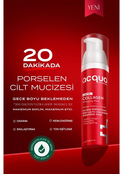 Collagen | Nemlendirici Onarıcı Kırışıklık Karşıtı Kolajen Porselen Cilt Soyulabilir Yüz Maskesi 70 ml"