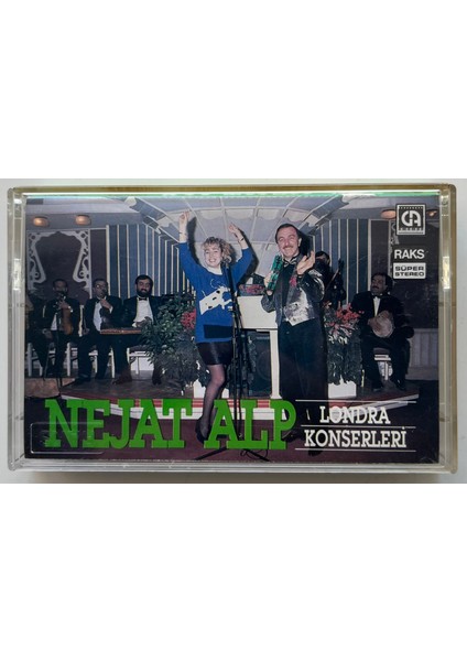 Nejat Alp Londra Konseri Kaset (Orijnal Dönem Baskı Kaset)