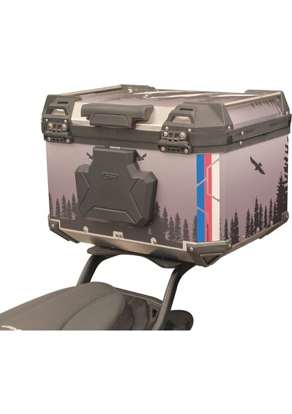 DSN06 Universal 57 Lt Desenli Alüminyum Motosiklet çantası fırsatları