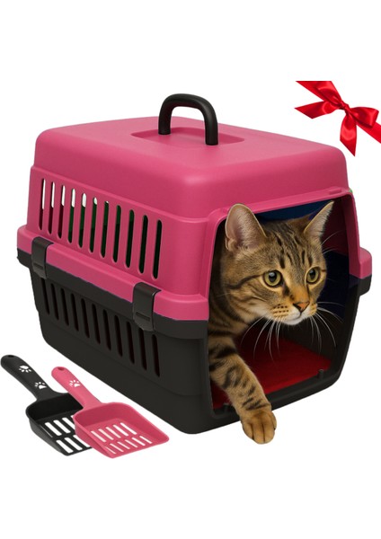 Kedi Köpek Evcil Hayvan Taşıma Kutusu Yumuşak Zeminli Portatif Seyahat Veteriner Uyumlu Hafif Evcil Hayvan Çantası Pratik Kullanımlı Evcil Hayvan Taşıyıcı 28X33X45 cm