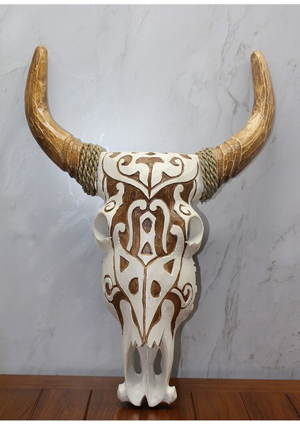Ahşap Duvara Asmalı Bufalo Kafası fırsatları
